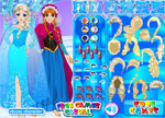  Anna and Elsa Makeover