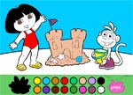 Dora Coloring